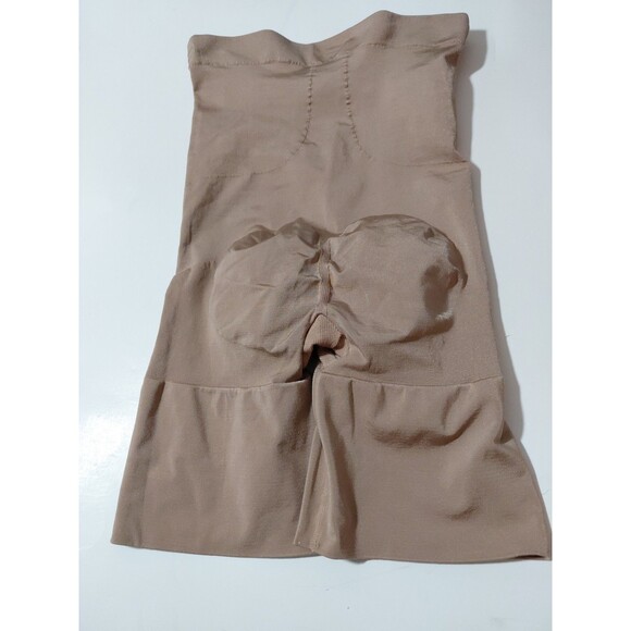 Spanx Slim Cognito LG High Waist Mid Thigh Shaper Tan Super Compression - Picture 4 of 6